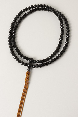 Kyoto Juzu Japanese Buddhist Mala Rinzai shu Black Ebony Men Japan