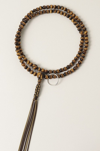 Kyoto Juzu Japanese Buddhist Mala Sodo shu Tiger eye Zen shu Japan Men