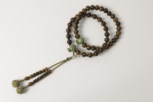 Kyoto Juzu Japanese Buddhist Mala Jodo shu Ryokudan Saussurite Men Japan