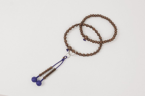Kyoto Juzu Japanese Buddhist Mala Jodo shu Tagayasan Ironwood Woman Japan
