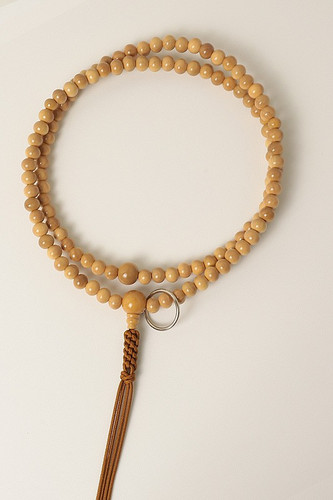 Kyoto Juzu Japanese Buddhist Mala Sodo shu Tsuge Boxwood Zen shu Men Japan
