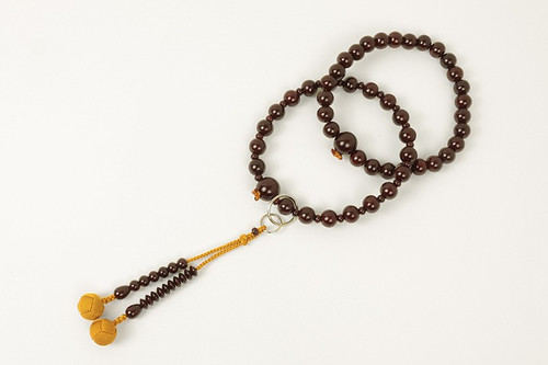Kyoto Juzu Japanese Buddhist Mala Jodo shu Shitan Rosewood Men Japan