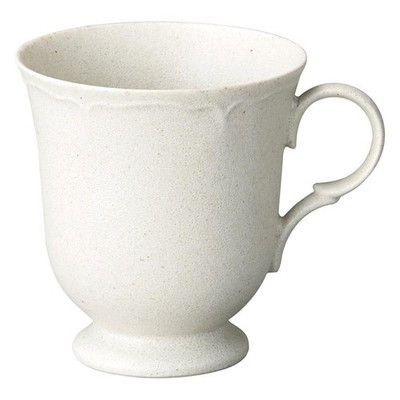 Mino ware Japanese Ceramic Mug Coffee Tea cup Poire Ivory 280ml Made in Japan