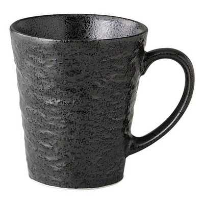 Mino ware Japanese Ceramic Mug Coffee Tea cup Petra Black 240ml Japan