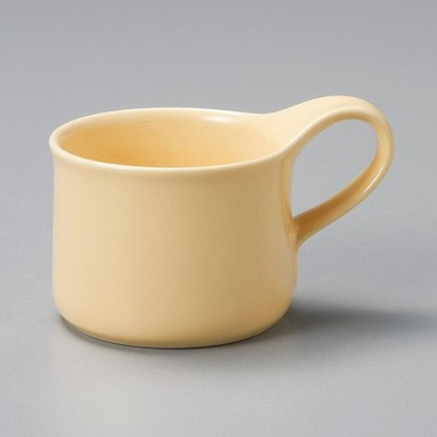 Mino ware Japanese Ceramic Mug Coffee Tea cup BA Cafe mug 200ml Beige S Japan