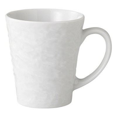 Mino ware Japanese Ceramic Mug Coffee Tea cup Petra White 240ml Japan