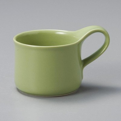 Mino ware Japanese Ceramic Mug Coffee Tea cup AR Cafe mug 200ml Green S Japan
