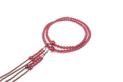 Kyoto Juzu Japanese Buddhist Mala Bracelet ShingonTiger Amber Shaku 2 Japan