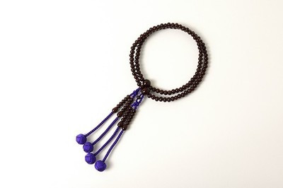 Kyoto Juzu Japanese Buddhist Mala Bracelet ShingonShitan Rosewood woman Japan