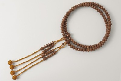 Kyoto Juzu Japanese Buddhist Mala Bracelet ShingonPlum wood Shaku 3 Japan