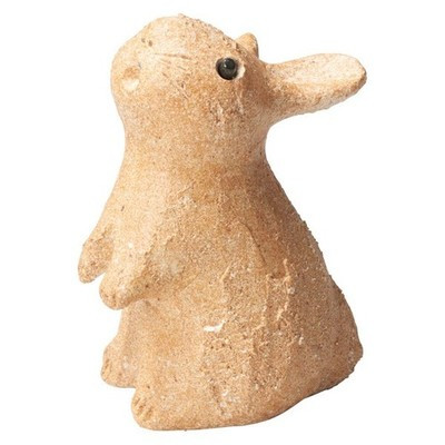 Shigaraki Ware Japanese pottry Rustic Clay Rabbit Figurine Large Made in Japan
