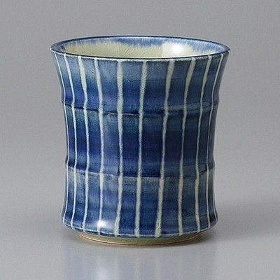 Made in Japan Mino Ware Ofuke Gosu Tokusa Bamboo-Style Shochu Cup Japan 250ml