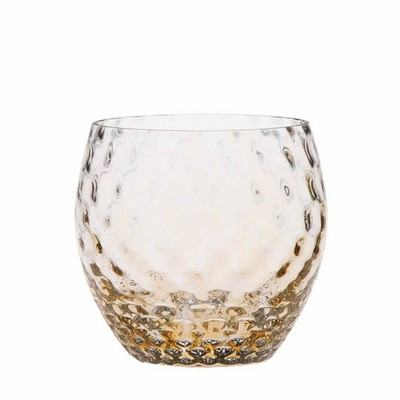 CORROT Mesh Tumbler – Amber | Japanese Café-Style Glassware Made in Japan