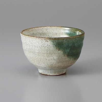 Mino Ware Sencha Yunomi Japanese Green Tea Cup Kairagi Oribe Sencha Japan