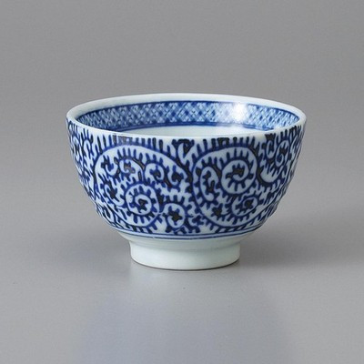 Mino Ware Sencha Yunomi Japanese Green Tea Cup Tako Karakusa Japan 190ml