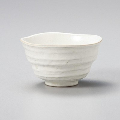 Mino Ware Sencha Yunomi Japanese Green Tea Cup Kohiki Irregular-Shaped 170ml