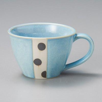 Mino ware Japanese Ceramic Mug Coffee Tea cup Polka Dot Turkish Mug 280ml Japan