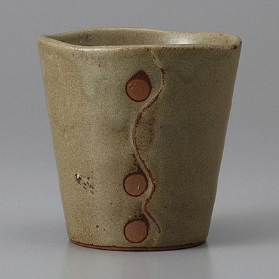 Made in Japan Mino Ware Gray Craft Rock Cup 260ml Japan