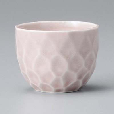 Pink Textured Free Cup 250ml – Mino Ware, Japanese Tableware, Made in Japan