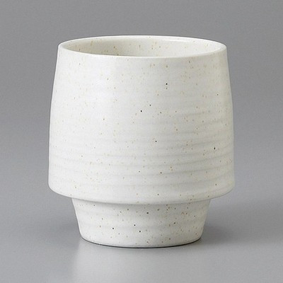 Mino Ware Japan Stackable Kohiki Speckled Rock Cup 250 ml Japanese Tableware