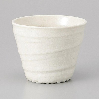 Japanese Mino Ware Kohiki Shochu Cup 270ml Ceramic Tumbler