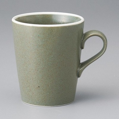 Mino ware Japanese Ceramic Mug Coffee Tea cup Large Gray Mug 300ml Japan