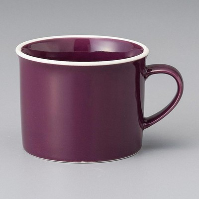 Mino ware Japanese Ceramic Mug Coffee Tea cup Purple glaze Mug small 230ml Japan