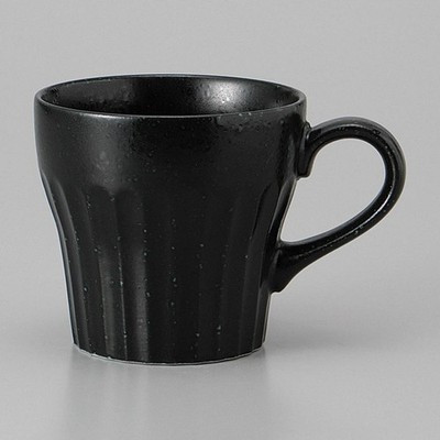 Mino ware Japanese Ceramic Mug Coffee Tea cup Black Glass Matte Mug Japan