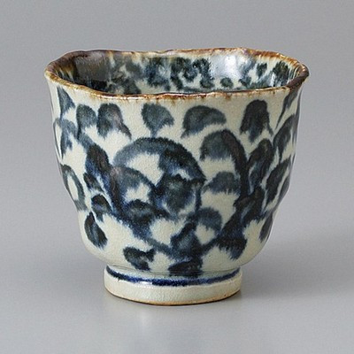 Made in Japan Mino Ware Tako Karakusa Large Glass Japan
