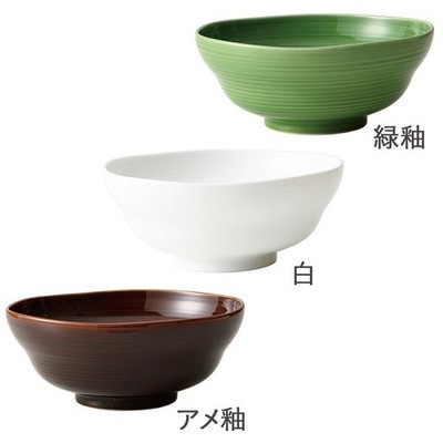 Mino Ware Sogi-Style Ramen Noodle Bowl Kushime Made in Japan