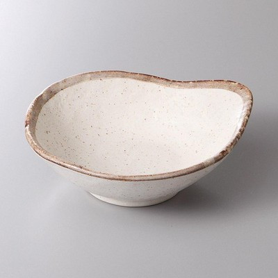 Mino Ware White Karatsu Style Tonsui Bowl Japanese Hot Pot Serving Dish Japan