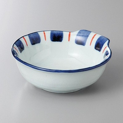 Japanese Seto Ware Rim Tokusa Tonsui Bowl Hot Pot Dipping Dish 12.8cm Japan