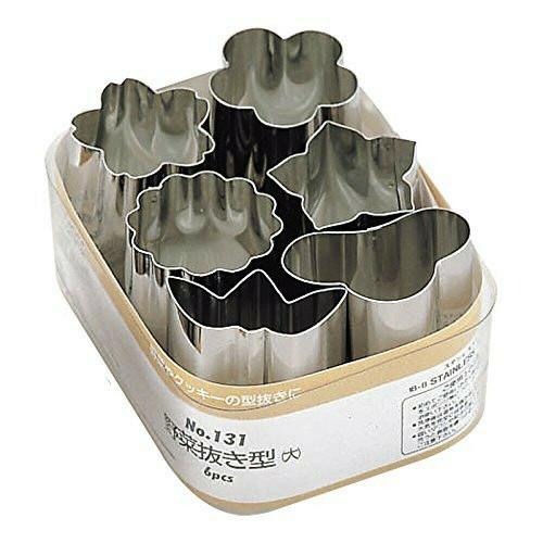 6pcs Stainless Vegetables cutter Sho Chiku Bai Sakura Party Cook Japan Tsubame