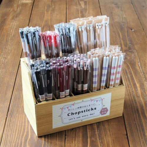 100pcs 10type x 10 setJapanese Chopstick assortment box Wakasa lacquerware
