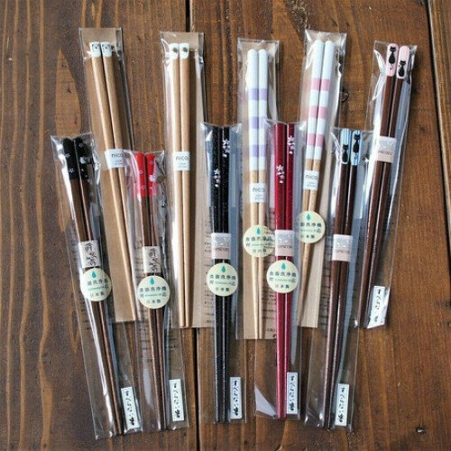 100pcs 10type x 10 setJapanese Chopstick assortment box Wakasa lacquerware