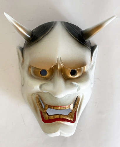 Hannya Japanese Iron Noh Mask Handcaft Takaoka Traditional craft Japan