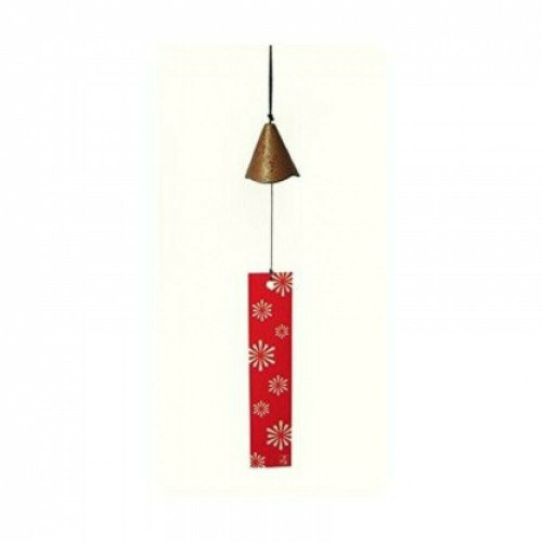 Furin Japanese Wind Bell Chime Takaoka Cast iron Gold Red Hanabi Japan