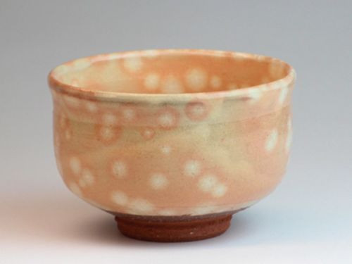 Chawan Japanese green tea bowl tea ceremony Hagi yaki Artist Chinshu