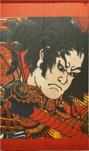 Noren Tapestry door curtain Utagawa Kuniyoshi 150*85Ukiyo-e Samurai Japan