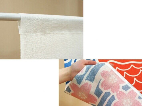 Noren Tapestry Goshun Japanese door curtain 150x85cm Carp Koi Pine Made in japan