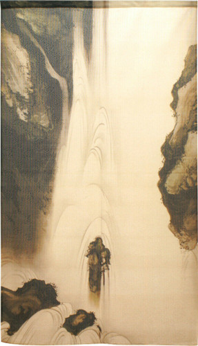 Noren Tapestry Japanese door curtain Shibata Zeshin150x85cm Waterfall japan