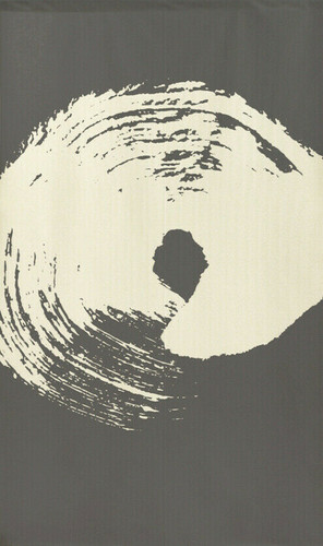 Noren Tapestry Japanese Hanging door curtain Enso Japan Gray Blush Marks