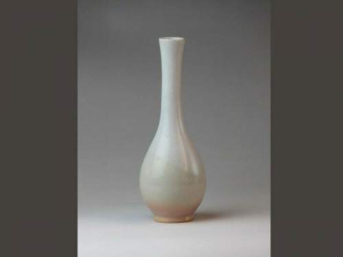 Kaki Hagi yaki ware Japanese Pottery Flower pot Ikebana Yu-teri Sunset Japan