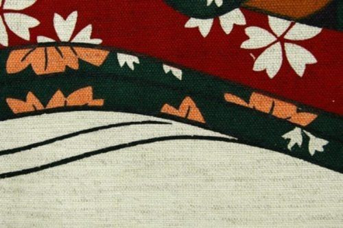 NOREN Japanese Pattern Ukiyo-e Japanese curtain UTAMARO KITAGAAWA BIJINGA