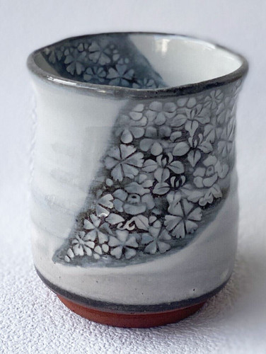 Yunomi Kyo Kiyomizu yaki Japanese tea cup set japan Kohiki Four seasons Inka L