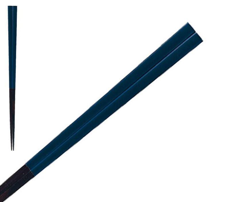 Wakasa nuri Japanese Lacquered Chopstick Japan Blue L Sinple Tenshin