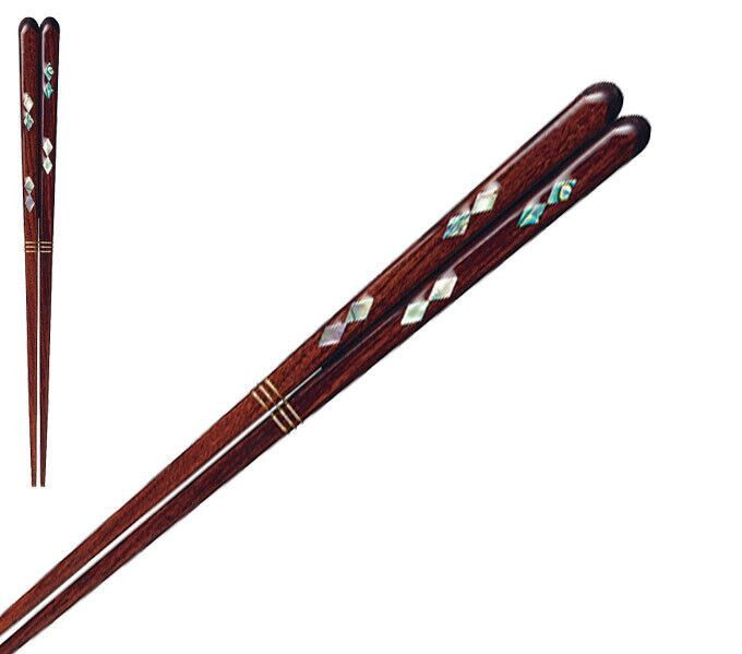 Mother of pearl Wakasa nuri Japanese Lacquered Chopstick Ukihishi gai S
