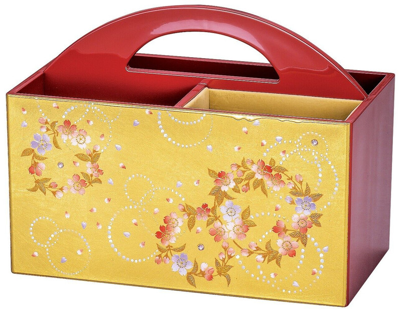 Yamanaka Urushi Japanese Lacquer Karin Gold Remote control holder Japan