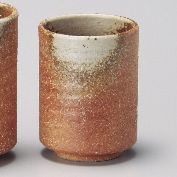 Yunomi Shigaraki yaki ware Japanese pottery green tea cup Kinari Kiritachi S