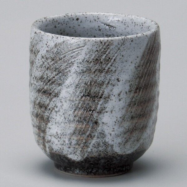 Mino yaki ware Japanese pottery Mug Coffee Tea cup Sazanami 360ml Japan